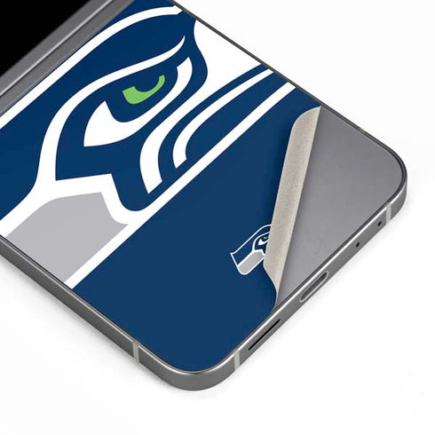 NFL Seattle Seahawks Large Logo Galaxy Z Flip6 Skin